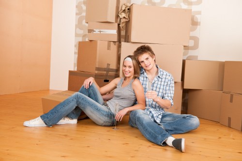 Local removals team handling a flat move in Streatham