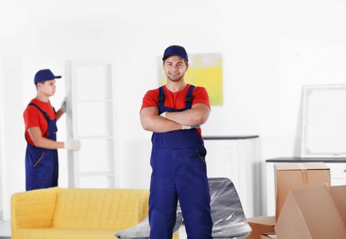 Streatham furniture collection team helping clear space in a local home