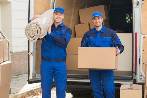 Man and van service helping with a home move in Streatham