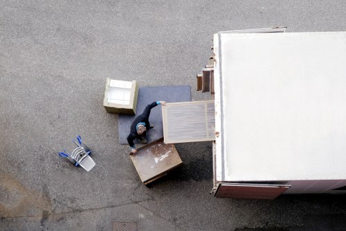 Removal team helping with a local move in Streatham