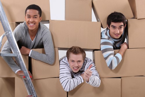 Local moving team handling residential transport near Streatham