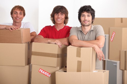 Local house removal team planning a move in Streatham