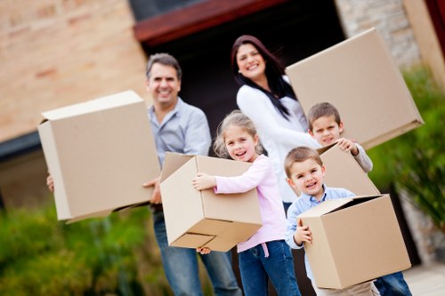 Local removals van ready for a move in Streatham and nearby South London areas