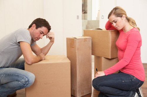 Office move preparation and loading in Streatham