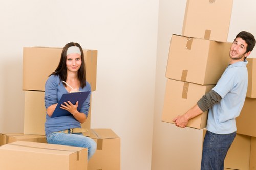 Careful furniture transport during a Streatham removals job
